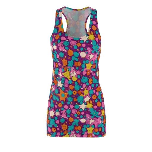 Candy Comet on a Racerback Dress