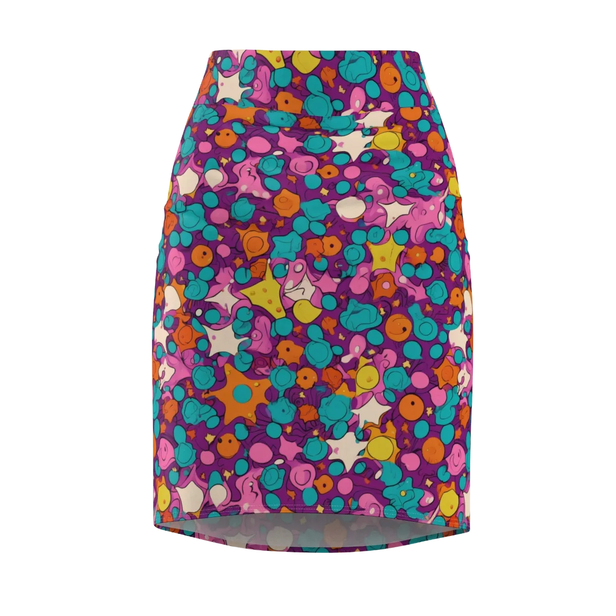 Candy Comet on Pencil Skirt — Front
