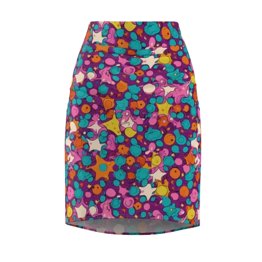 Candy Comet on a Pencil Skirt