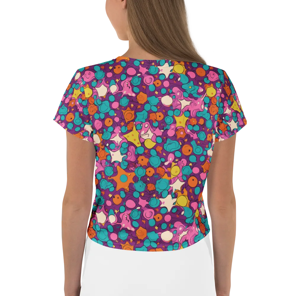 Candy Comet on Crop Tee — Back