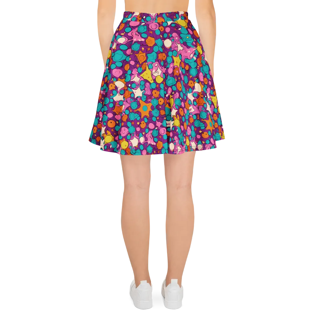 Candy Comet on Skater Skirt — Back