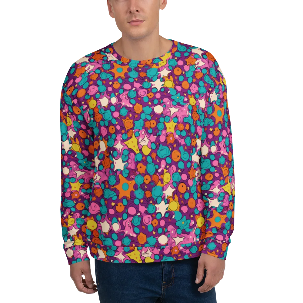 Candy Comet on Sweatshirt — Front