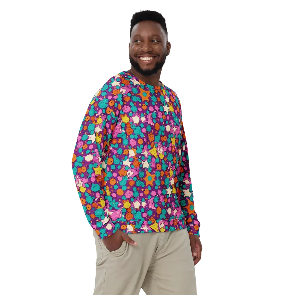 Candy Comet on Sweatshirt — Front