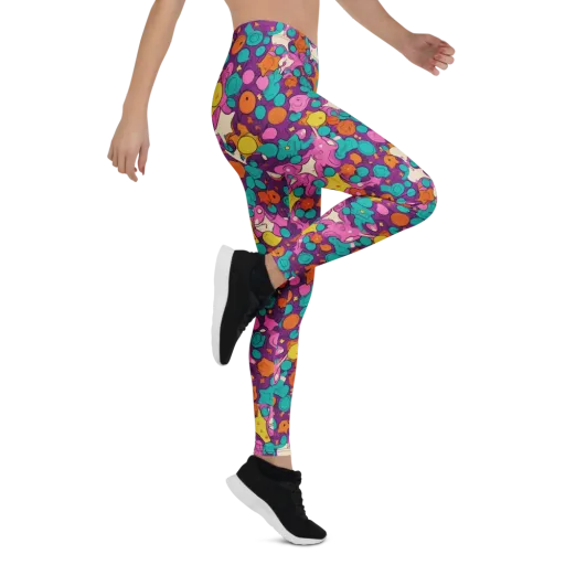 Candy Comet on a Leggings