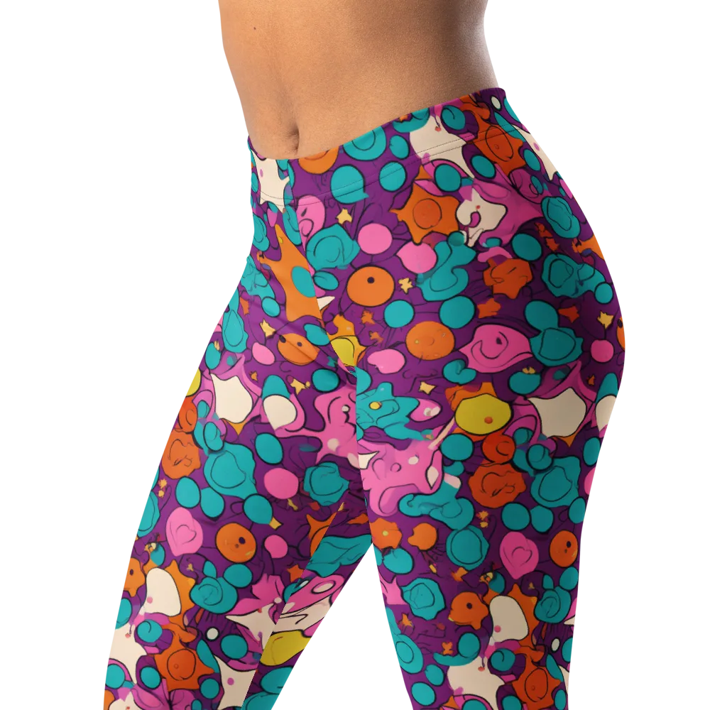 Candy Comet on Leggings — Left Front