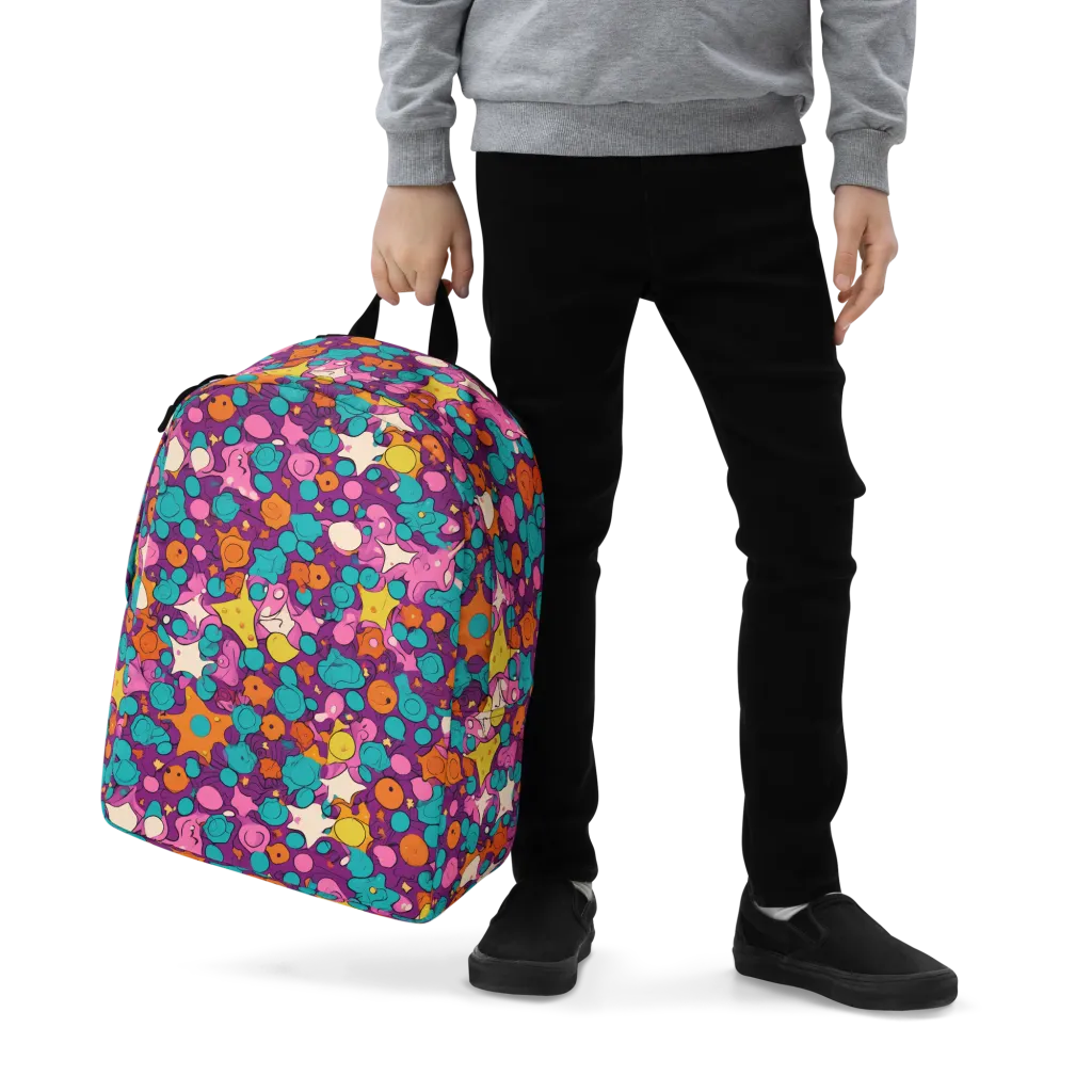 Candy Comet on Minimalist Backpack — Zoomed-in