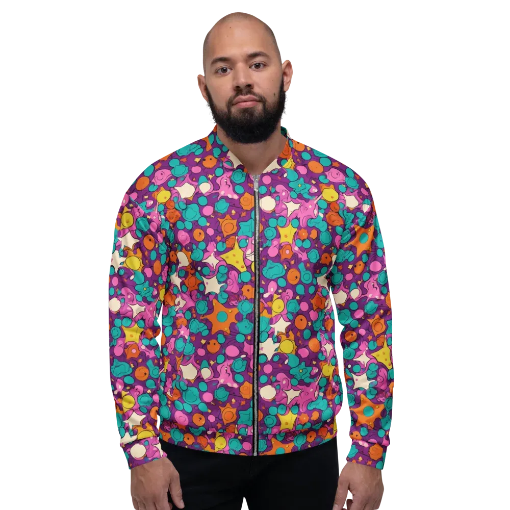Candy Comet on Bomber Jacket — Front