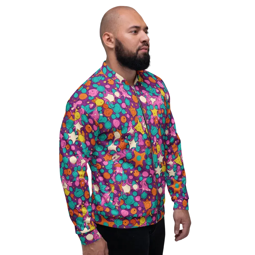 Candy Comet on Bomber Jacket — Right