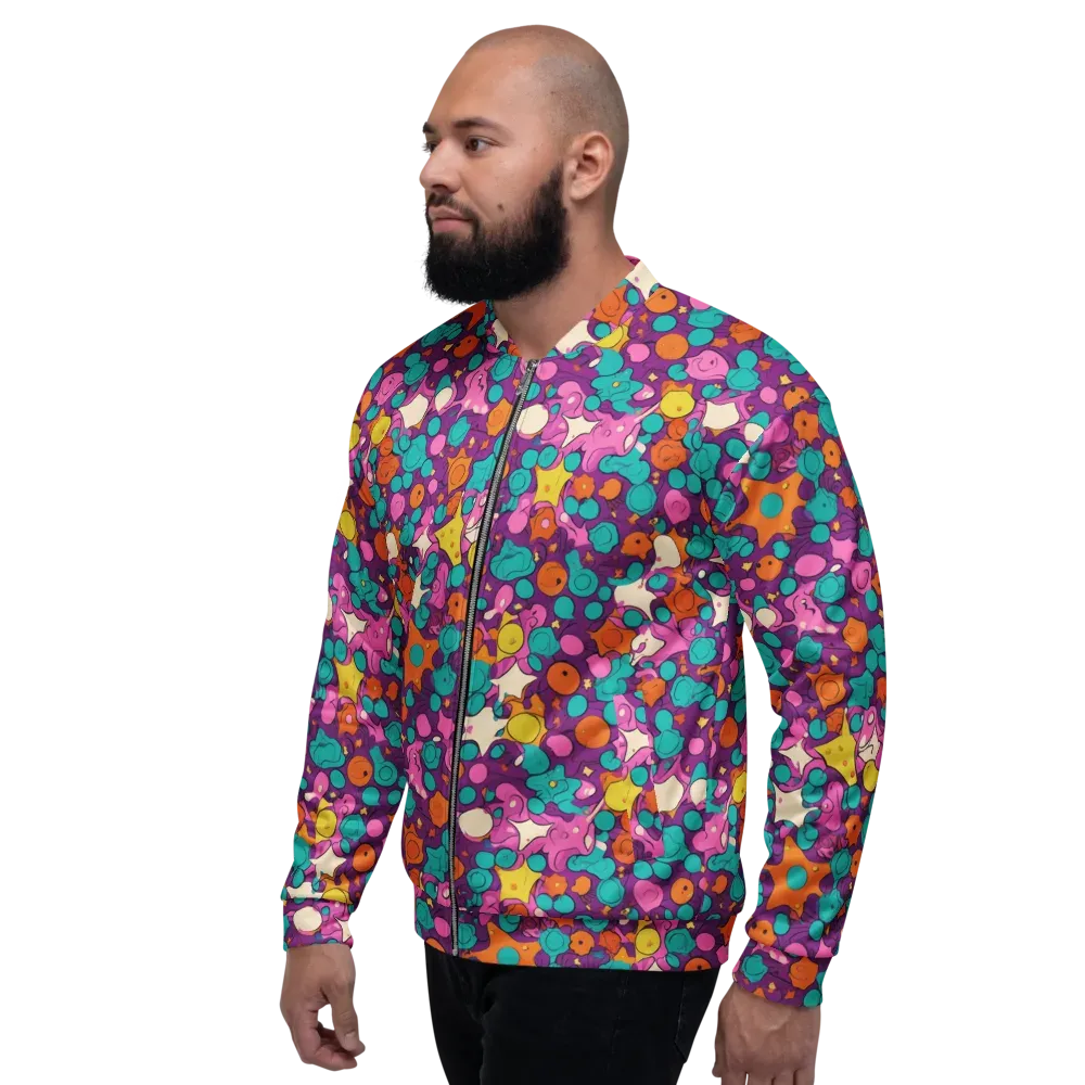 Candy Comet on Bomber Jacket — Left