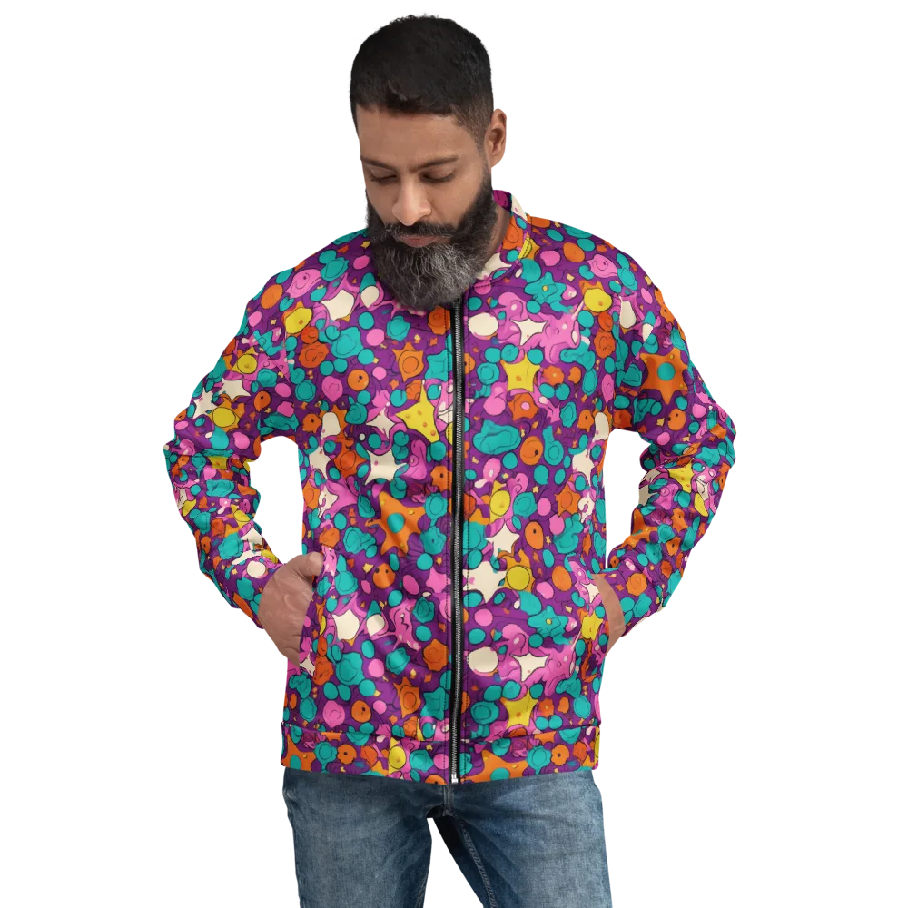 Candy Comet on Bomber Jacket — Front
