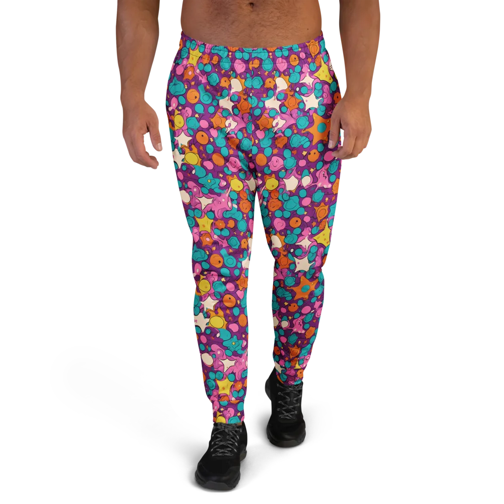 Candy Comet on Men's Joggers — Front