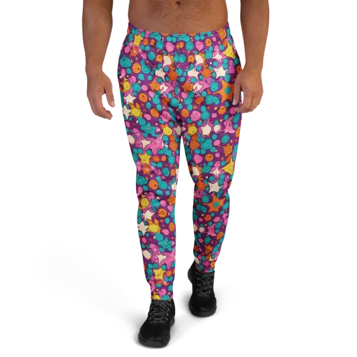 Candy Comet on a Men's Joggers