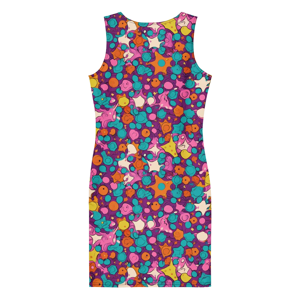 Candy Comet on Bodycon Dress — Back