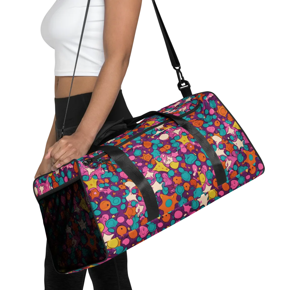 Candy Comet on Duffle Bag — Front