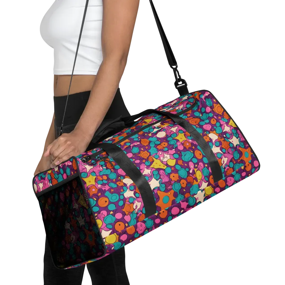 Candy Comet on Duffle Bag — Front