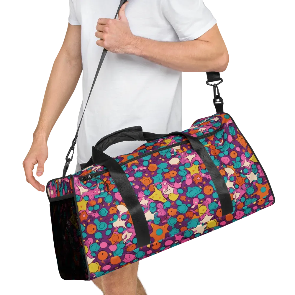 Candy Comet on Duffle Bag — Right Front