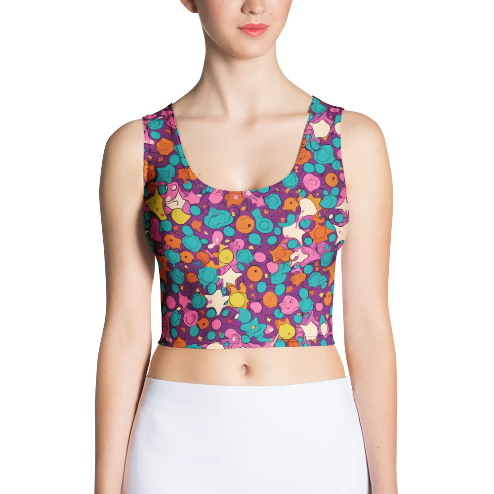 Candy Comet on Crop Top — Front