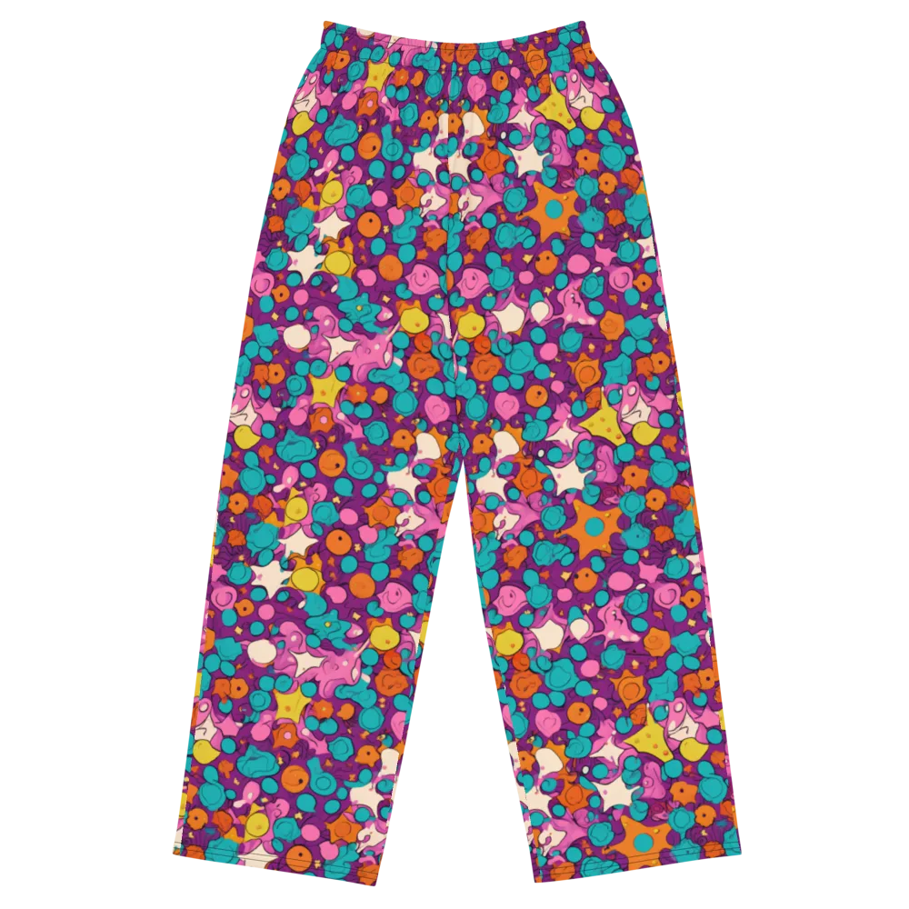 Candy Comet on Wide-Leg Pants — Front