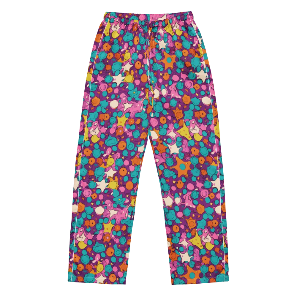 Candy Comet on Women's Pajama Pants — Front