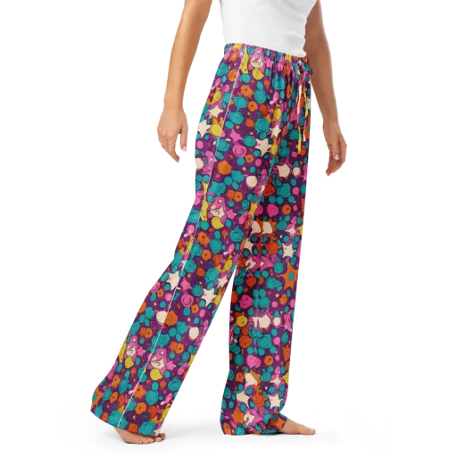 Candy Comet on a Women's Pajama Pants