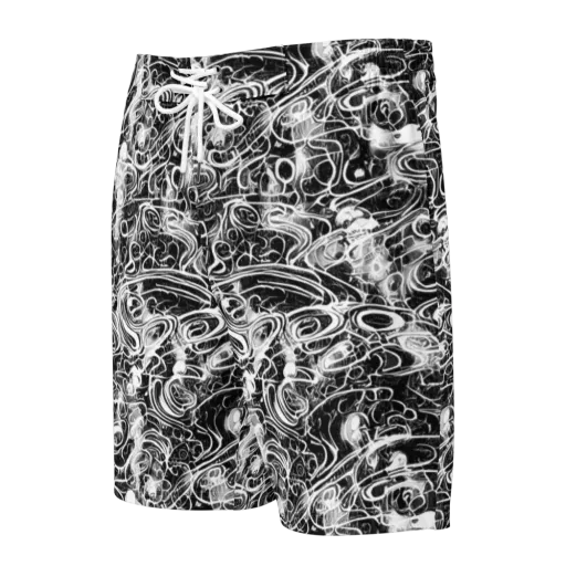Graphite Whirlpool on a Men's Board Shorts