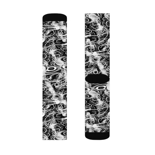 Graphite Whirlpool on a Socks