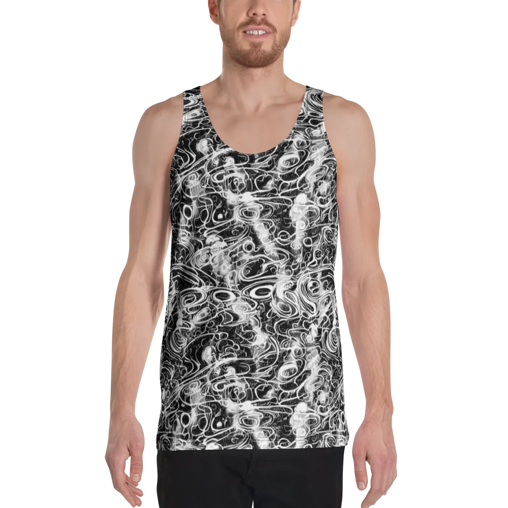 Graphite Whirlpool on Men's Tank Top — Front