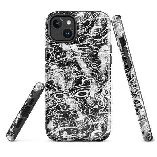 Graphite Whirlpool on a MagSafe Tough Case for iPhone®