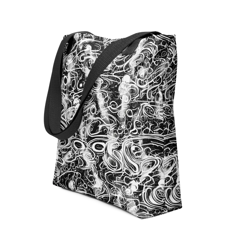 Graphite Whirlpool on Tote Bag — Front