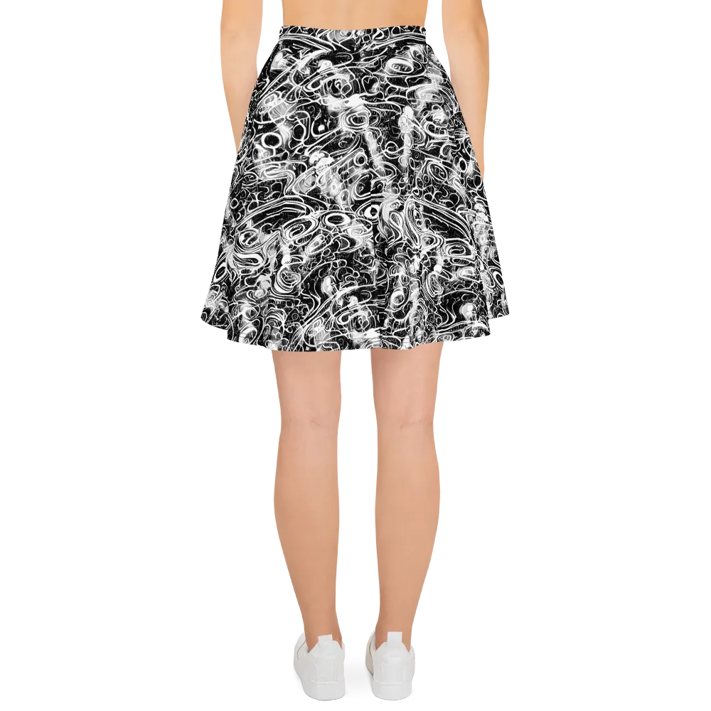 Graphite Whirlpool on Skater Skirt — Back