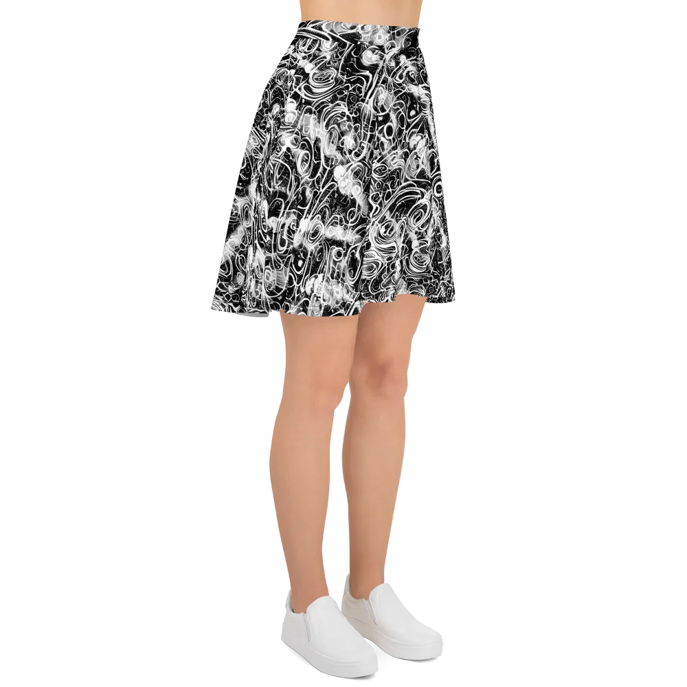 Graphite Whirlpool on Skater Skirt — Right