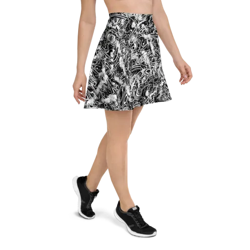 Graphite Whirlpool on a Skater Skirt