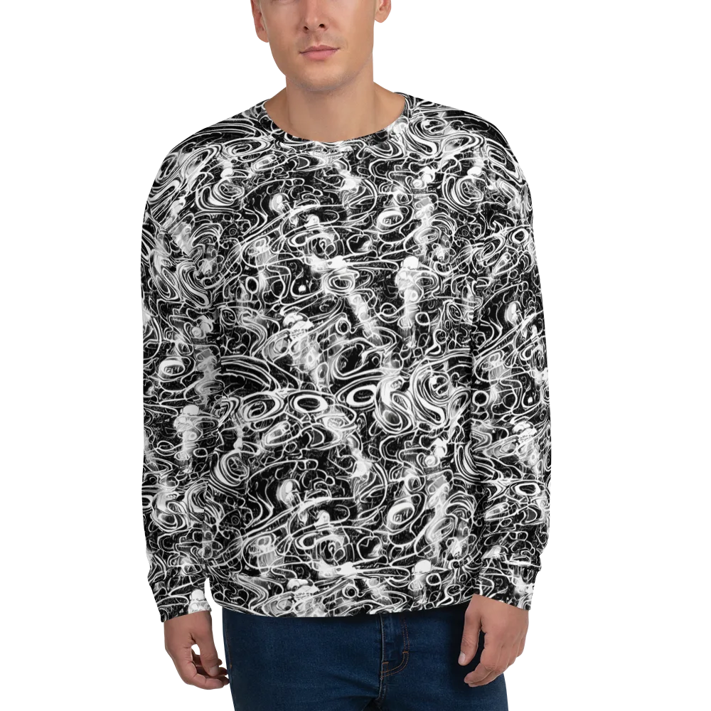 Graphite Whirlpool on Sweatshirt — Front