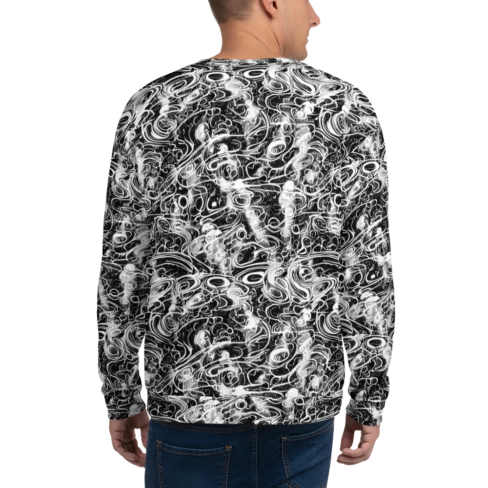 Graphite Whirlpool on Sweatshirt — Back