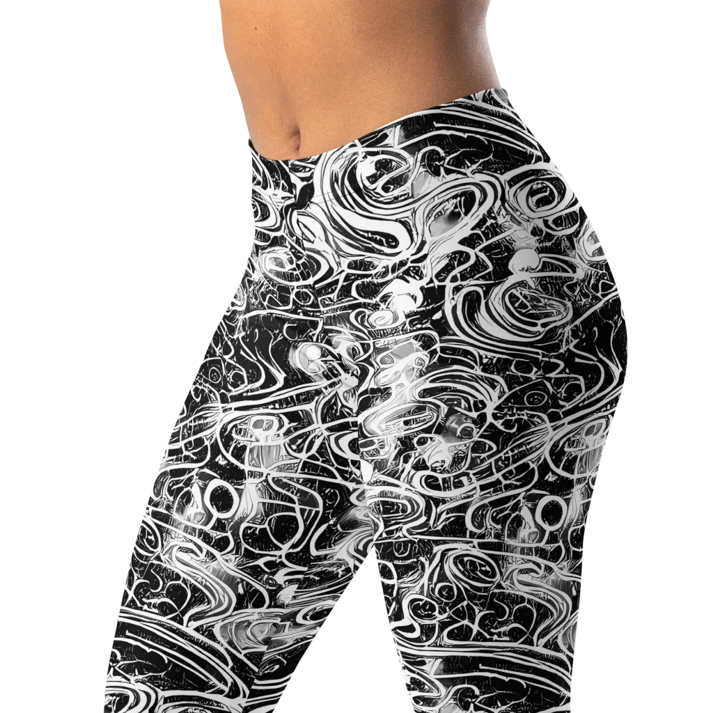 Graphite Whirlpool on Leggings — Left Front
