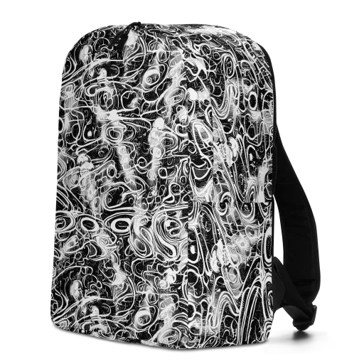 Graphite Whirlpool on a Minimalist Backpack