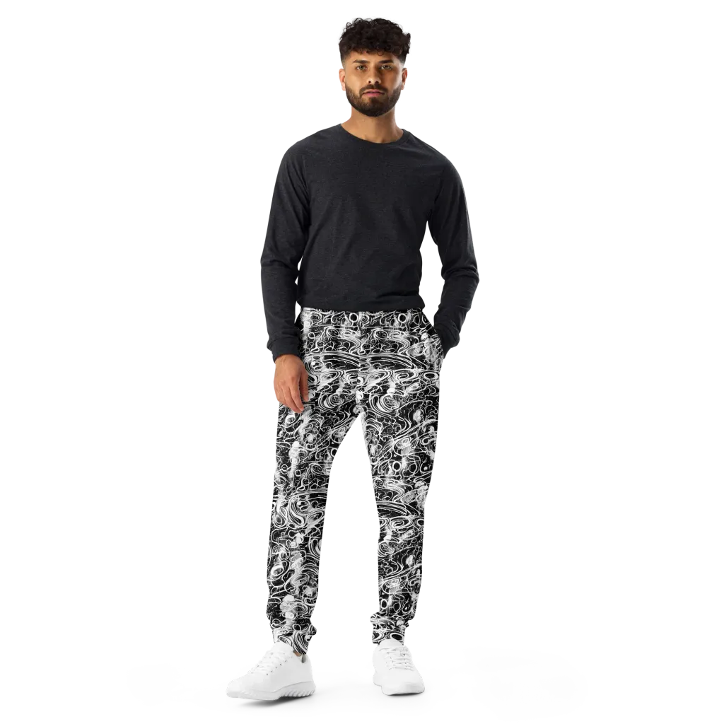 Graphite Whirlpool on Men's Joggers — Front