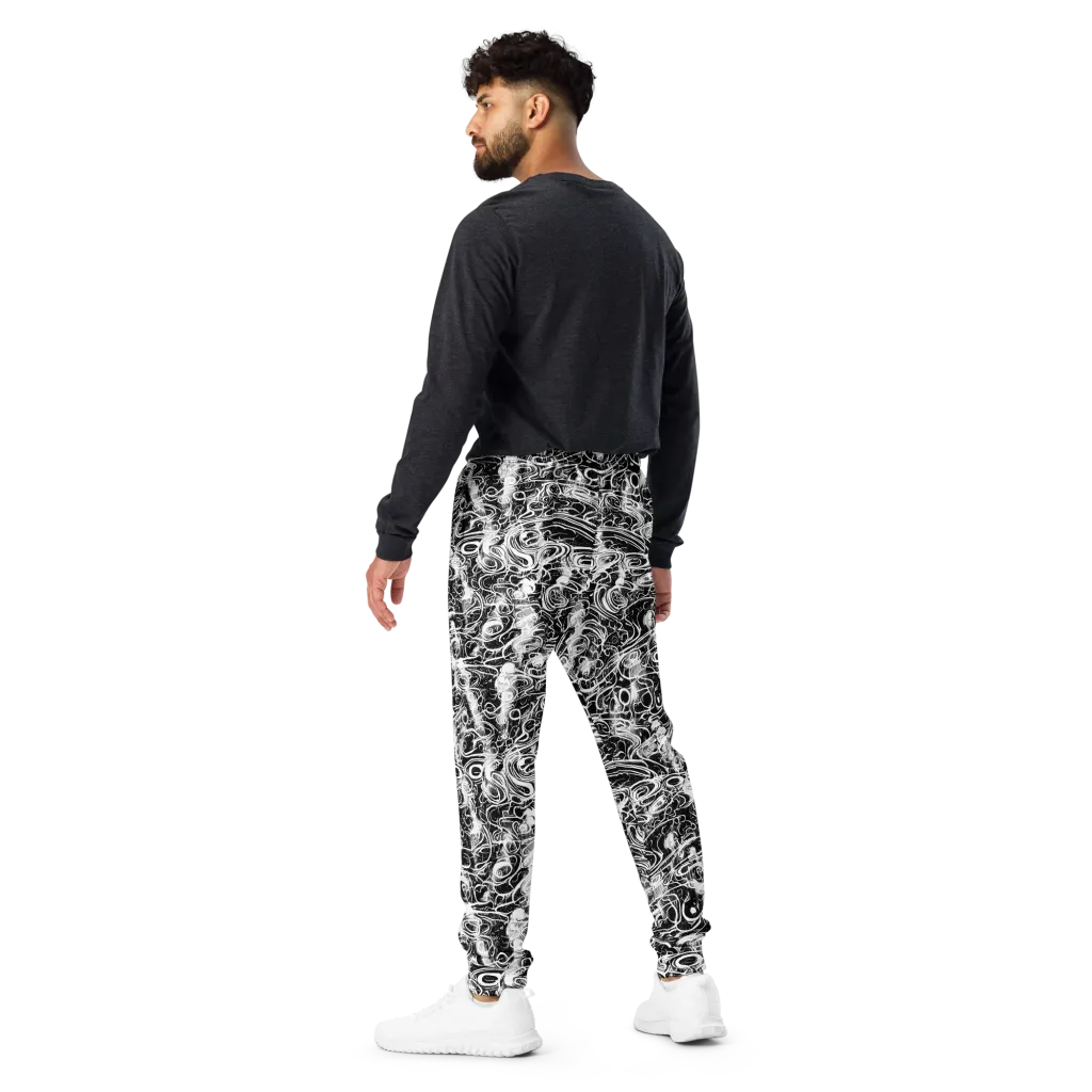 Graphite Whirlpool on Men's Joggers — Back