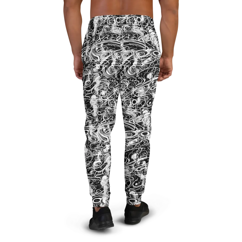 Graphite Whirlpool on Men's Joggers — Back