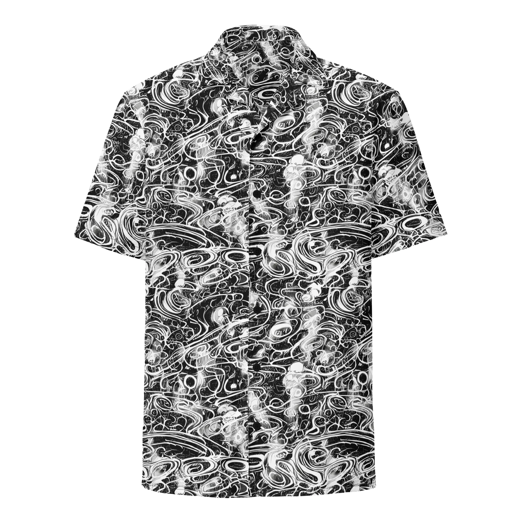 Graphite Whirlpool on Button Shirt — Front