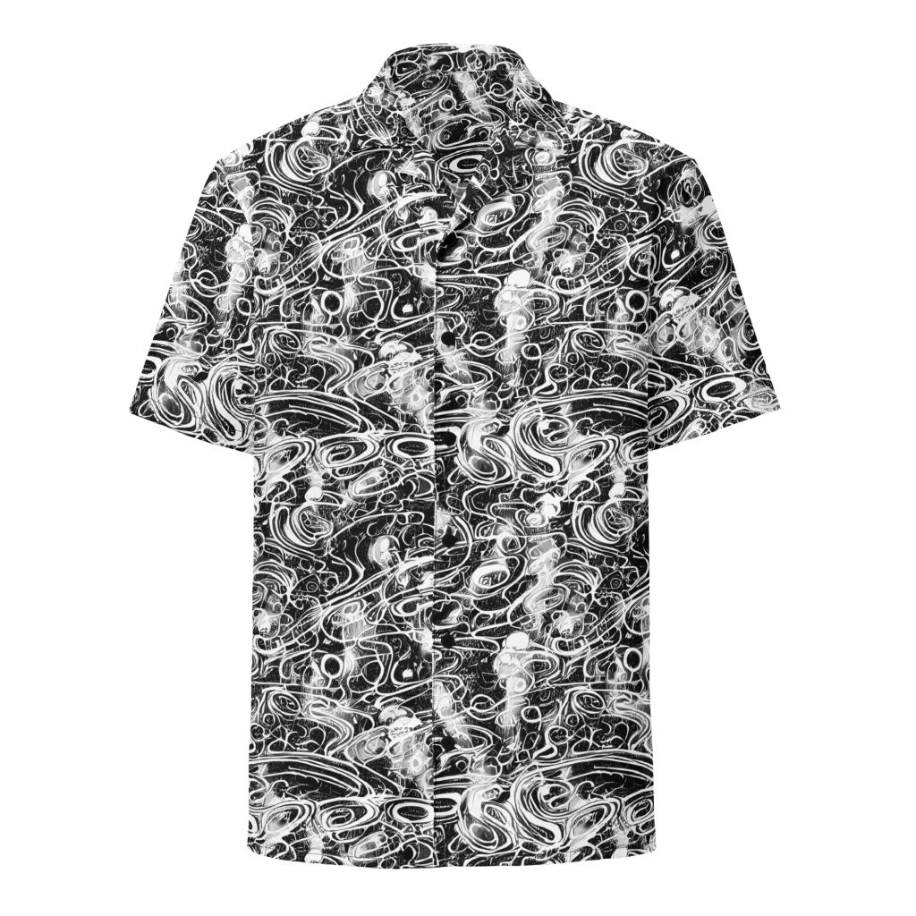 Graphite Whirlpool on Button Shirt — Front