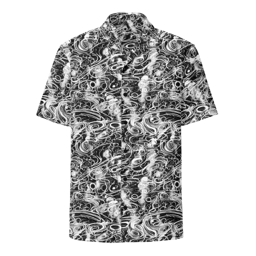 Graphite Whirlpool on a Button Shirt