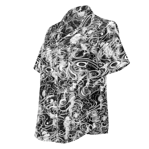 Graphite Whirlpool on a Women's Short Sleeve Pajama Top