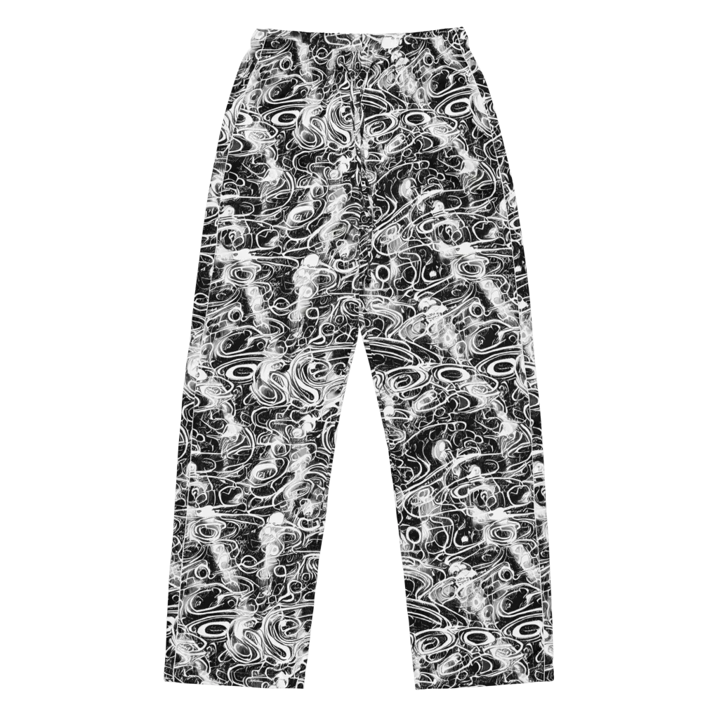 Graphite Whirlpool on Women's Pajama Pants — Front