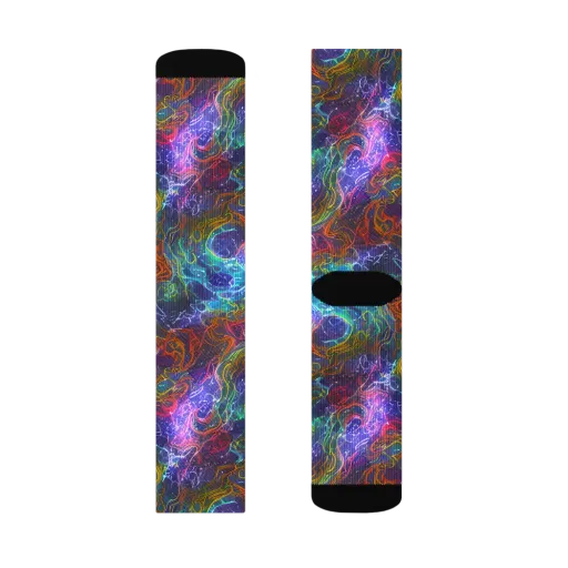 Kaleidoscope Afterdark on a Socks