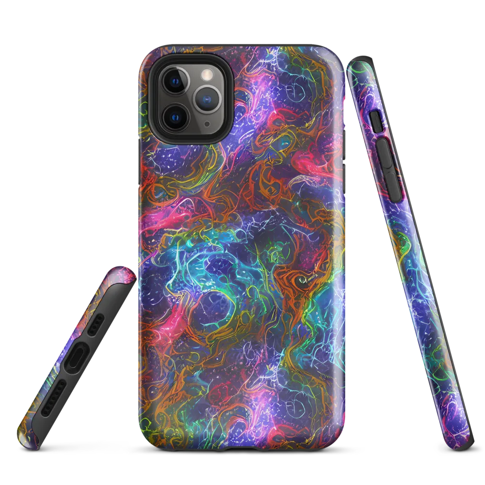 Kaleidoscope Afterdark on Tough Case for iPhone® — Front