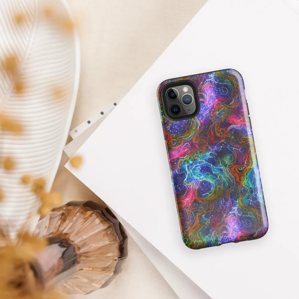 Kaleidoscope Afterdark on Tough Case for iPhone® — Front
