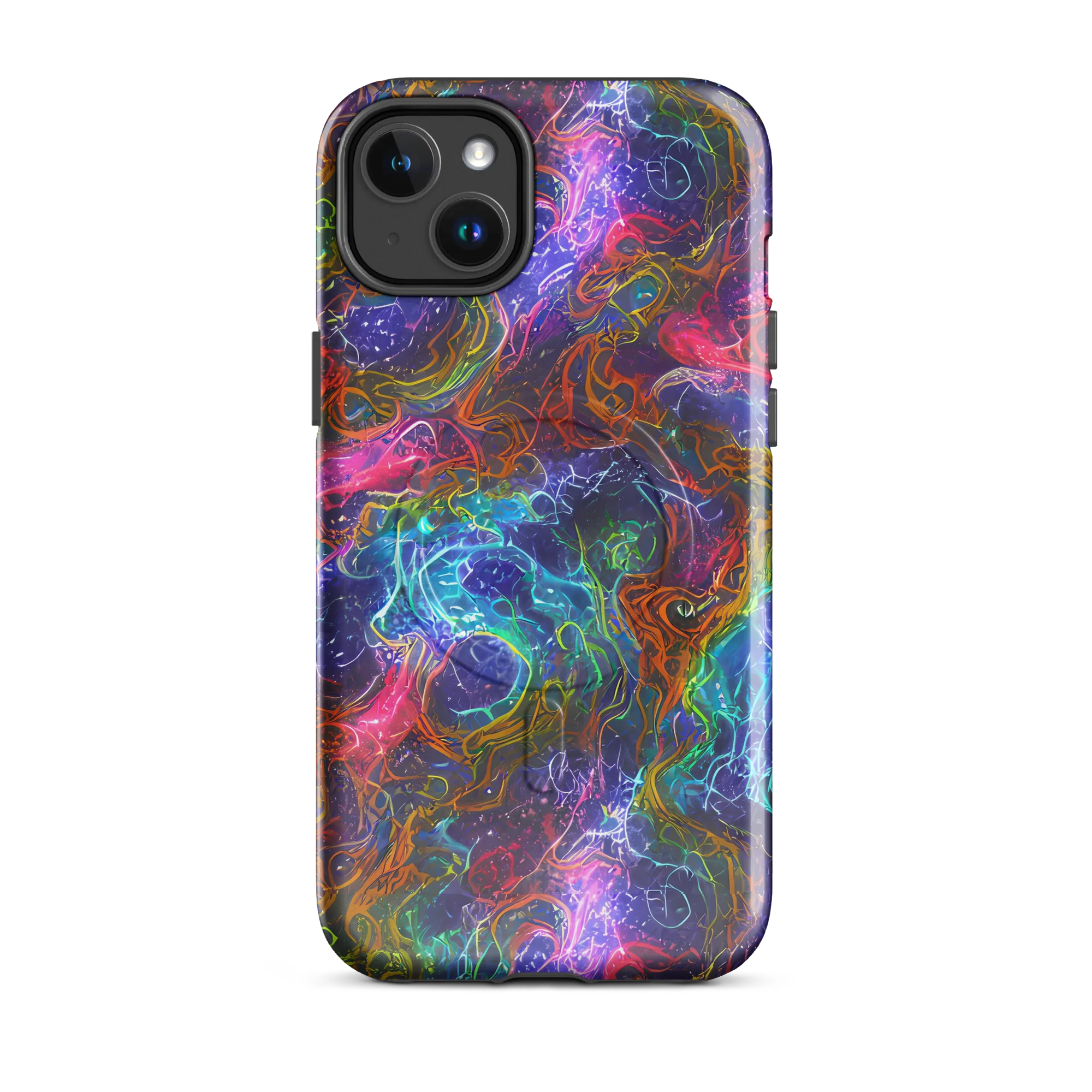 Kaleidoscope Afterdark on MagSafe Tough Case for iPhone® — Front