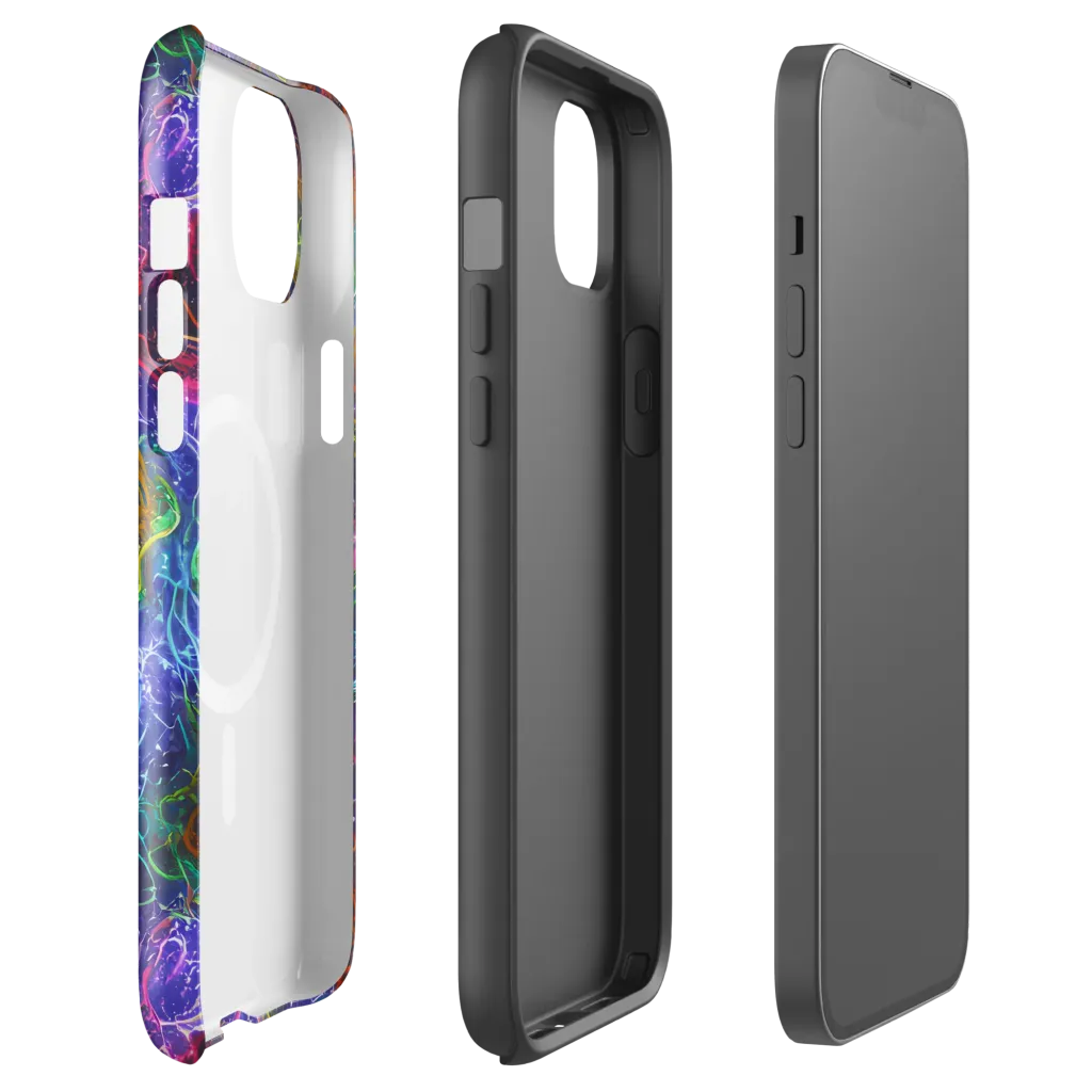 Kaleidoscope Afterdark on MagSafe Tough Case for iPhone® — Front