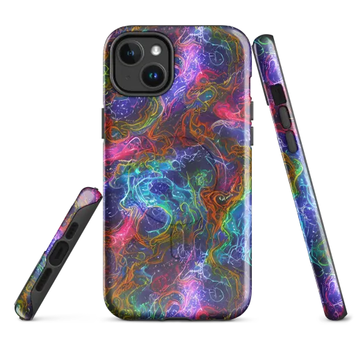Kaleidoscope Afterdark on a MagSafe Tough Case for iPhone®